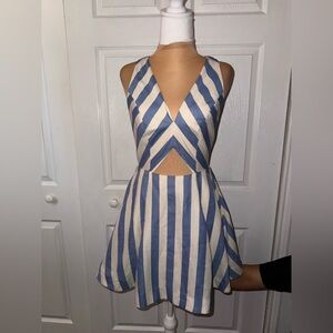 Lovers & Friends NWOT Mini Stripped Dress Size Small